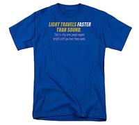 KTOPMC Faster Than Sound Adult Regular Fit T-Tshirts Camisetas y Tops(X-Large)