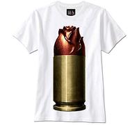 KTOPMC T-Tshirts Camisetas y Tops Bullet Rose Swag Patrone Hipster(XX-Large)
