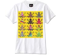 KTOPMC T-Tshirts Camisetas y Tops Psychedelischer Frosch Psychedelic Frog Trippy LSD Acid MDMA Rave(Medium)