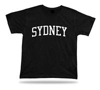 KTOPMC T-Tshirts Camisetas y Tops Souvenir Apparel Great Gift Idea Casual Sydney Australia Bridge Black(Medium)