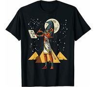 KTOPMC Thoth Egyptian God Ancient Egyptian Pyramids Ankh Symbol - T Tshirts Camisetas y Tops Black(Medium)