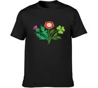 KTOPMC Tudor Rose English Rose 5 T-Tshirts Camisetas y Tops Unisex Tshirts Camisetas y Tops(X-Large)