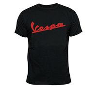 KTOPMC V%e%s%pa T-Tshirts Camisetas y Tops Biker Motorcycle Scooter Rider Various Black(Medium)