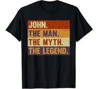 KTOPMC - Vintage Gift for John T-Tshirts Camisetas y Tops(X-Large)