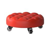 Ktrezs Mini Taburete bajo enrollamiento con Ruedas, taburetes Cortos con Ruedas Pesadas para Garaje, jardinería, hogar, Fiesta Diaria, salón de uñas, SPA, pedicura, Deporte Red