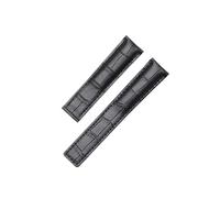 KTRSAVSSA Correa De Cuero Compatible Con Reloj Tag Heuer Carrera Monaco, Correa De Reloj Negra Y Marrón, Correa De Reloj De Pulsera De 19 Mm, 20 Mm Y 22 Mm.(Black-no buckle,22mm)