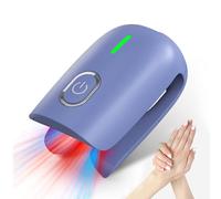 KTS Dispositivo de tratamiento de hongos en las uñas de los pies y dedos, luz roja y azul y láser frío, terapia láser para onicomicosis, limpieza de uñas (470 nm*2+660nm*2+905nm*1) (Morado)