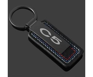 KTTEAN Coche Llavero, para Citroen C5 Llaveros Coche Antipérdida Coche Llaveros Accesorios,A