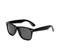 KTUCN Gafas de sol clásicas polarizadas para hombre 2025, para mujer, con lentes de espejo azules, para conducción nocturna, protección UV400, para verano, 1 negro y gris, BH01