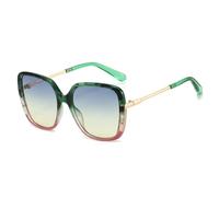 KTUCN Gafas de sol coloridas de moda para mujer, estilo retro con degradado UV400, gafas de sol azules y verdes
