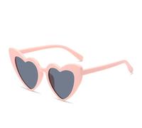 KTUCN Gafas de sol con forma de corazón grande para mujer, estilo vintage, c