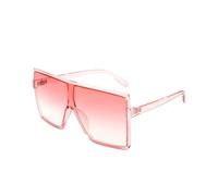 KTUCN Gafas de sol de estilo moderno para mujer, sin marco, de una sola pieza, protectoras, C7, A