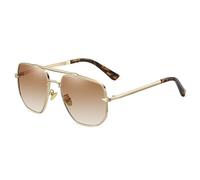 KTUCN Gafas de sol de moda de gran tamaño con montura metálica poligonal, gafas de sol para hombre, gafas de sol polarizadas p