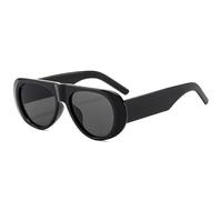 KTUCN Gafas de sol de moda populares para mujer, estilo retro, color azul té, con protección UV400, para hombre, de pierna anc