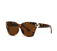 KTUCN Gafas de sol de moda retro, estilo urbano, multicolor, negras