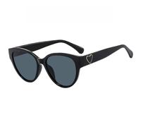 KTUCN Gafas de sol de mujer estilo ojo de gato, gafas de sol modernas con patillas en forma de corazón, gafas que bloquean la