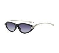 KTUCN Gafas de sol estilo ojo de gato para mujer, diseño retro, color morado, 158 mm