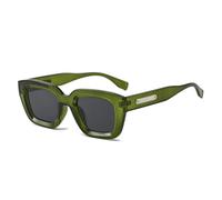 KTUCN Gafas de sol estilo vintage para hombre, con protección UV400, color verde oliva, BH01