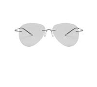 KTUCN Gafas de sol fotocromáticas polarizadas para hombre y mujer, de titanio, estilo aviador, de 52 mm, ligeras y con cambio de color, HD1, BH01