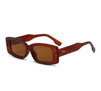 KTUCN Gafas de sol Frame Rivet para mujer y hombre, estilo retro, para exteriores, viajes, fotografía, protecci