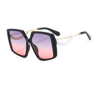 KTUCN Gafas de sol irregulares de moda para mujer, con bisagra de metal, es