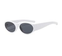 KTUCN Gafas de sol modernas estilo ojo de gato, montura estrecha, forma rectangular, para hombre, mujer, UV400,