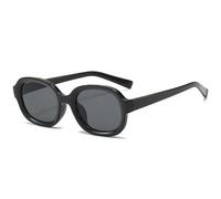 KTUCN Gafas de sol ovaladas de montura pequeña estilo retro para mujer y hombre, ideales para viajes, fotografí