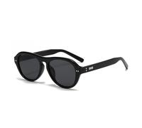 KTUCN Gafas de sol ovaladas retro para mujer, estilo callejero, resistentes al polvo y al viento, con protección UV400, A, 1 u
