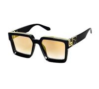KTUCN Gafas de sol para hombre y mujer, modernas, con protección UV400, estilo vintage, 17, BH01