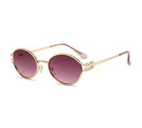 KTUCN Gafas de sol para mujer, estilo retro ovalado, ligeras, vintage, ojo de gato, modernas, con lentes