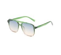 KTUCN Gafas de sol para mujer, moda, decoración de uñas, gafas, tonos UV400, gafas de sol para hombre, té verde, A