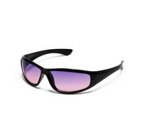 KTUCN Gafas de sol plateadas Y2K, color hueco, sentido del futuro de la tecnología, chicas guapas, internet rojo, cantado