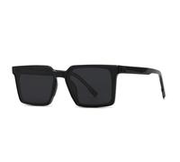 KTUCN Gafas de sol polarizadas para hombre y mujer, negras, H