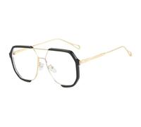 KTUCN Gafas de sol punk poligonales de moda, montura grande, gafas de sol integradas, gafas de gran tamaño unisex, negras, tra