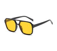 KTUCN Gafas de sol redondas con montura de PC para mujer y hombre, gafas de