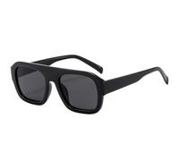 KTUCN Gafas de sol retro de moda punk clásicas vintage para fiestas al aire libre, negras, F