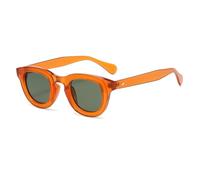 KTUCN Gafas de sol retro multicolores de moda para mujer, montura ovalada, montura gruesa, diseño sencillo y co