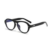 KTUCN Gafas de sol retro para mujer, montura grande, modernas, negras, BH01