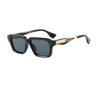 KTUCN Gafas de sol Rivet Punk Design Classic para hombre, modernas, con protección UV400, negras, BH01