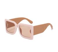KTUCN Gafas de sol vintage de moda para mujer, negras, protección UV400, rosa, BH01