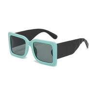 KTUCN Gafas de sol vintage de moda para mujer, negras, protección UV400, verde, BH01