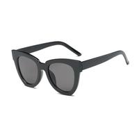 KTUCN Gafas protectoras, gafas de sol estilo ojo de gato para mujer, gafas de sol vintage, negras, BH01