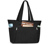 KTUEOV Bolso Mujer Grande, Tote Bag de Pana Bolsos Universidad Mujer para Portatil 15.6 Pulgadas Ligero Handbags Bolso Shopper Casual para Viaje, Trabajo, Universitarias