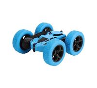 KTUXZCI Coche de Juguete teledirigido con rotación de 360 Grados, Azul | velocidad y fácil de controlar, coche acrobático RC ABS RC