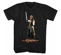 KTVB0A Conan it s a Weasel-Front Pattern-Black Adults Kurzärmelig T-Tshirts Camisetas y Tops(Medium)