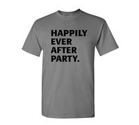 KTVB0A Happily Ever After Party - Unisex Cotton T-Shirt(X-Large)