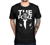 KTVB0A Happy Days The Fonz Graphic T-Shirt TV Series Retro Fonzarelli(Medium)