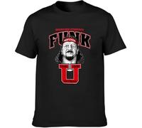 KTVB0A Hardcore Students Terry Funk Living Legends Wrestler Fan T-Shirt Mens Balck Tees Unisex Shirt(XX-Large)
