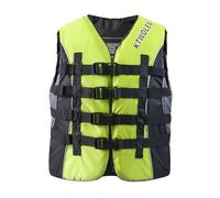 KTWOLEN Unisex Sport Chaleco de Ayuda a la Flotabilidad Chaleco de Flotación de Espuma Chaleco de Natación para Paddleboarding Kayak Pesca, Amarillo, M