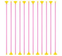 Ktxaby 12 piezas de repuesto con ventosa de repuesto para niños, dardos de repuesto para niños tiro con arco, flechas de entrenamiento seguras para ejercicios de tiro, flechas de plástico PVC para